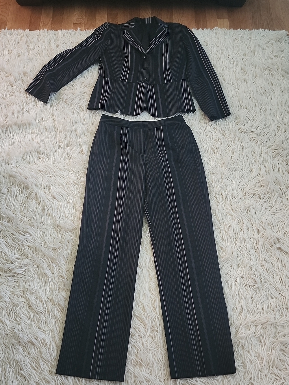 Pinstripe Pant Suit